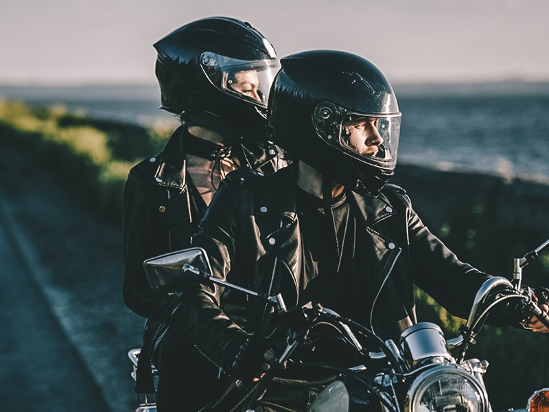 Couple travelling