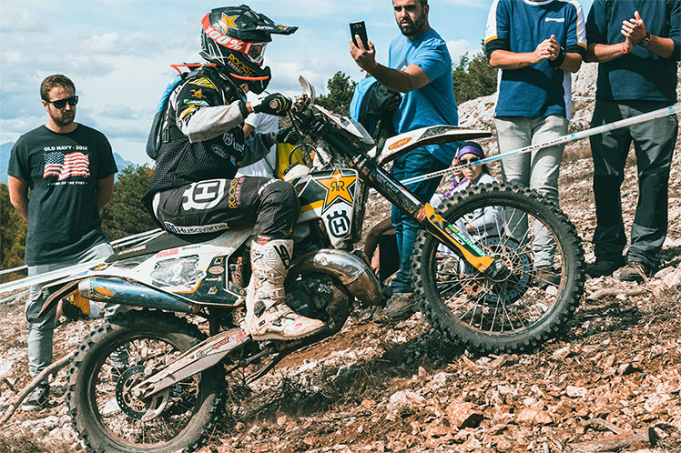 Alfredo Gomez en la recta final de Hixpania Hard Enduro 2018 by POWERING OFFROAD